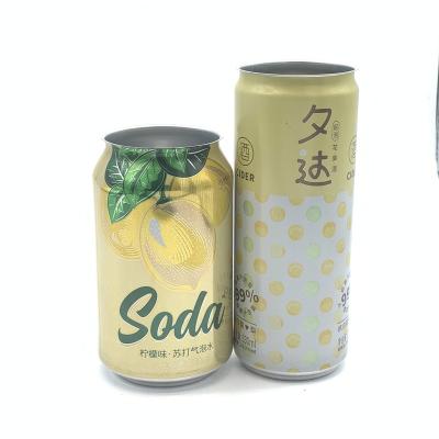 China Empty Aluminum Beverage Cans 12oz 355ml Beer Cans Soft Drink Cans Good Price for sale