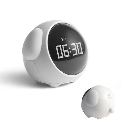 China Reloj Digital Alarm Clock Lovely Kids Casual Voice Control Lightweight Smart Kids Sleep Table Alarm Clock for sale