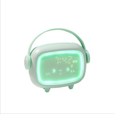 China Class 2021 New Cute Angel Kids Table Smart Clock For Kids LED Digital Alarm Clock Night Light Time Clock for sale