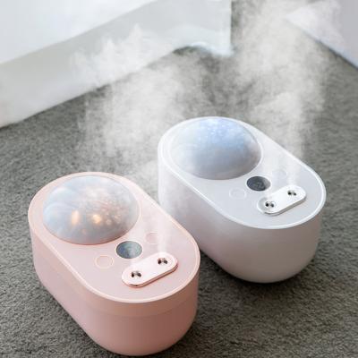 China 2021 Hot Selling Household Starlight Sky Humidifier Christmas Starry Gift for Kids,Romantic Kids Bedroom Double Outlet Humidifier for sale