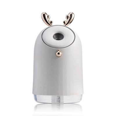 China 1.With colorful night light. 2021 Newest Cheap Sale Mini Rechargeable Humidifier Cool Air Mist Humidifier For Car for sale