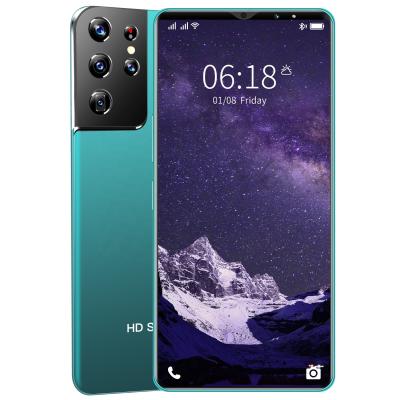 China Beauty Camera Drop Shipping S21U1 Tra 6.72 Inch Top Screen Opened 5600mAh Smart Cheap Phone 16G+512G Android 10 4G Cell Phones for sale