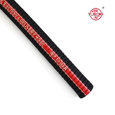 China Oil - resistance High quality 16bar  Spiral wire Anti-static Fuel Oil Gasoline Diesel Suction And Delivery Rubber Hose for sale