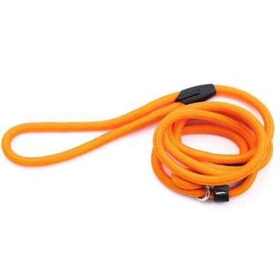 China Durable Nylon Dog Rope Leash Slip Pet Leads Long Handle Durable Strong Solid for sale