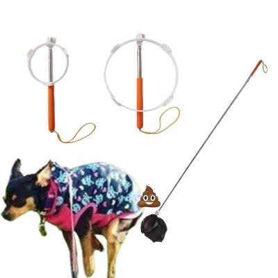 China Viable Foldable Plastic Pet Travel Dog Scoop Cleaning Toilet Scooper Pooper Scooper With Dog Lead for sale