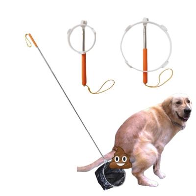 China Hot Selling Original Brand New PLC Viable Walmart Yellow Rubbery Inverter Pooper Scooper With Bag Near Me Dog Poop Picker for sale