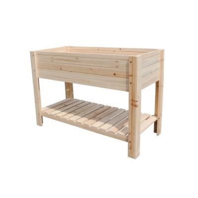 China CLASSIC Outdoor Decoration Vegetables Raised Cedar Wood Raised Garden Beds for sale