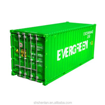 China China 20' 1:20 Bearing ABS EVERGREEN Container Model With Door Can Be Opened for sale