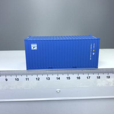 China China 20ft 1:87 Plastic Container Replica Model Box For Model Train System for sale