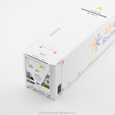 China China Diecast 40ft Scale 1:50 Reefer Shipping Container Model for sale