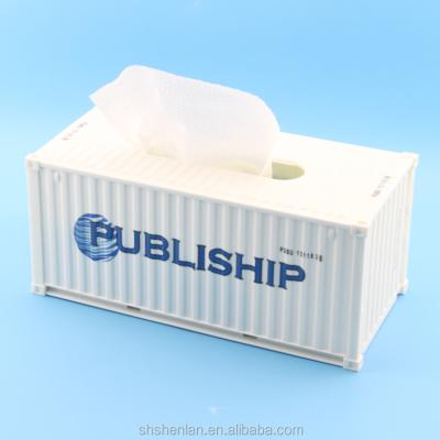 China China Shipping Container Tissue Box Holder PC / ABS Nautical Business Gift Guangdong, China for sale