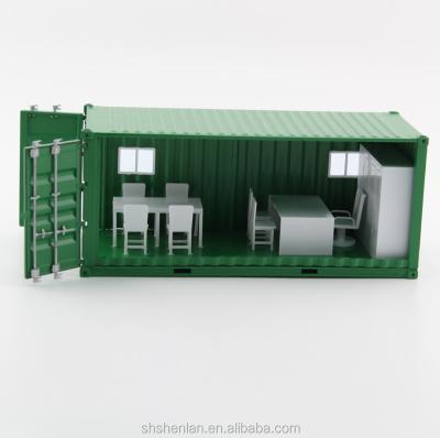 China Europe Shipping Container Dining Model 20CM(L)X8.3CM(W)X8.7CM(H) for sale