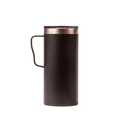 China Wholesale New Classic/Postmodern Best Seller Stainless Steel 12oz 14oz 16oz Double Wall Beer Mugs Tumbler Beer Cups Travel Mug With Handle Bulk for sale