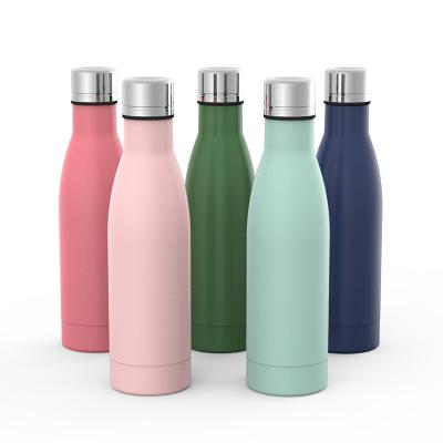 China PORTABLE Custom Travel Bottle Eco-Friendly Double Wall Stainless Steel 17oz Water Bottle Vacuum Flask Custom Made for sale