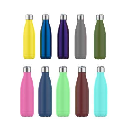 China PORTABLE Customizable Logo Insulated Double-Layer Insulated Water Bottle Large Capacity Stainless Steel Portable Sports Cup With Lid for sale