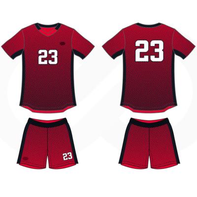 China Cool Quick Dry Football Uniforms Soccer Tank Tops Sublimation Printing Custom Football Shirts for sale