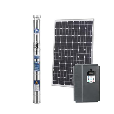 China Family Homes High Efficiency High Speed ​​DC Solar Submersible Water Pump For Deep Well for sale