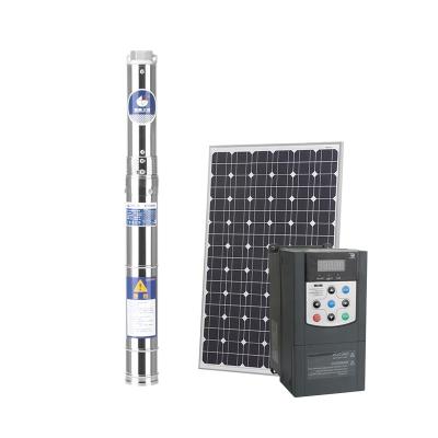 China Family homes good quality pump water pump solar submersible pump for agriculture irrigation 1.8kw for sale