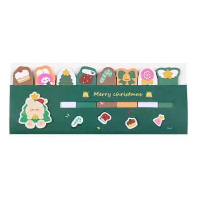 China 2022 Hot-selling Cute Christmas N IST Cute Students Cute Index Stickers Cartoon N Times Stationery Sticky Notes for sale