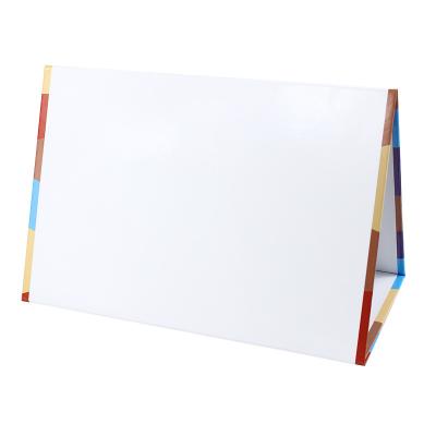 China 2022 Graffiti Triangle Magnetic Foldable Erasable Children's Drawing Board Double-Sided Desk Writing Whiteboard for sale