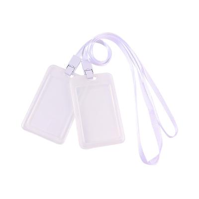 China Wholesale DIY Shop Student Shop Transparent Card Sleeve Meal Transparent Card Bus Label Shell Protective Sleeve for sale