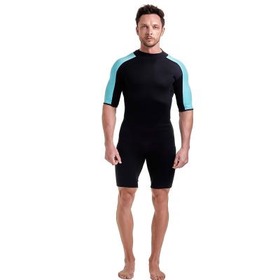 China 2022 Manufacturer Supply Neoprene Short Sleeve Smoothskin Wetsuit Black 2.2Mm Antibacterial Wetsuits for sale