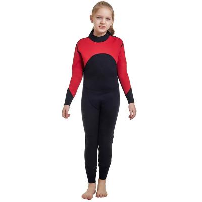 China One Piece Kids Full Body Neoprene Smoothskin Diving Surf Wetsuit Customized Antibacterial Wetsuit for sale