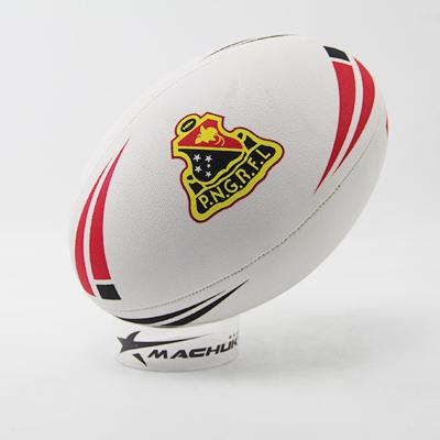 China Size 5, 4,3,2,1 Leather Material Customized PVC Pebble New And Rugby Ball Game Promotional for sale