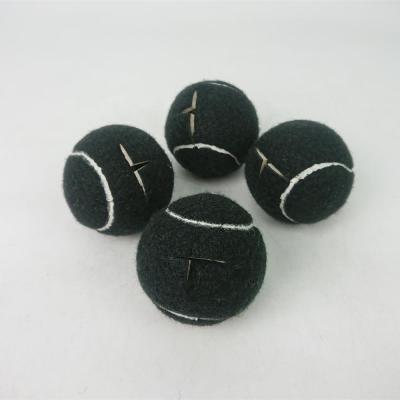 China A set of QL03 pre-cut tennis ball color cut chair tennis balls of 4 loose black tennis ball for sale