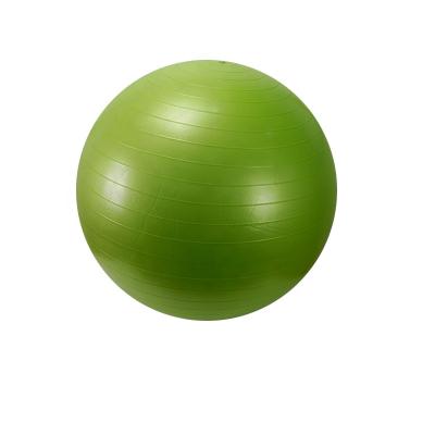 China Durable And Antiburst Anti Burst Green 65cm Gym Yoga Exercise Ball For Shaping Body for sale