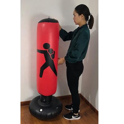 China Kid Boxing Best Selling Cheap Stock PVC 1.6meter Boxing Indoor Game Inflatable Bag For Kids for sale