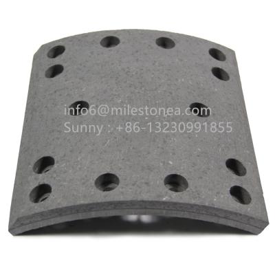 China Truck Trailer ROCKWELL Manufacturer Non-Asbestos Drum Brake Lining WG9231342068 for sale