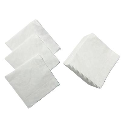 China High Quality Paper Napkins Printed / Blank Quarter Folded Logo Paper Napkin Printed For Airlines for sale