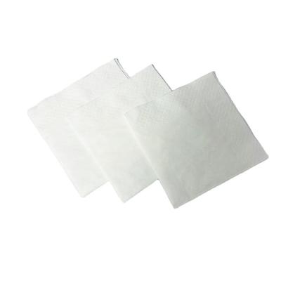 China Custom Folded Cocktail Napkins 2 Ply Wholesale OEM Wood Pulp White Napkin Paper for sale