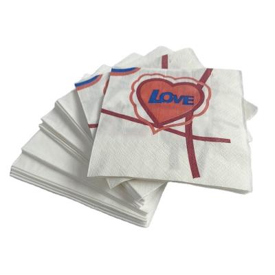 China Bamboo Pulp Dinner Napkin 100% Printed Paper / White Napkins From China 1-4 Ply Paper Manufacturer for sale