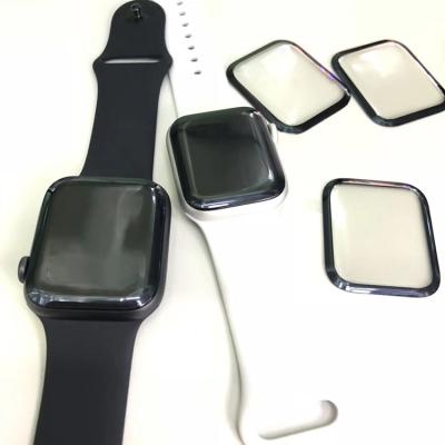 China Anti-scratch 9H High Definition 2.5d 9h 0.33mm Custom Tempered Glass Smart Watch Screen Protector for sale