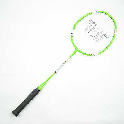 China Eastic & Original Factory Iron Steel Cheap Badminton Racket Durable For Ameteur Beginner Training for sale