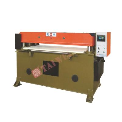 China Similar ATOM Hydraulic Flat Towel Clicking Beam Cutting Press Four Pillar Press Four Column Beam Die Cutting Press for sale