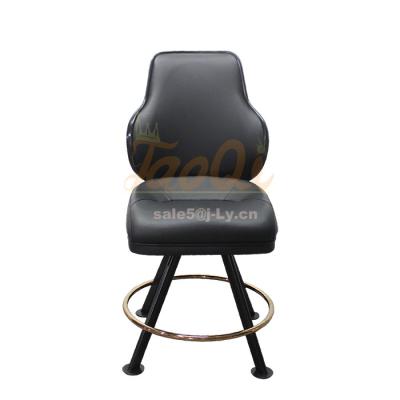 China 360 Degree Rotating High Quality K808 Casino Chair Top Bar Chair Swivel Customized Design Gaming Stool Hotel Slot Bar Stool for sale