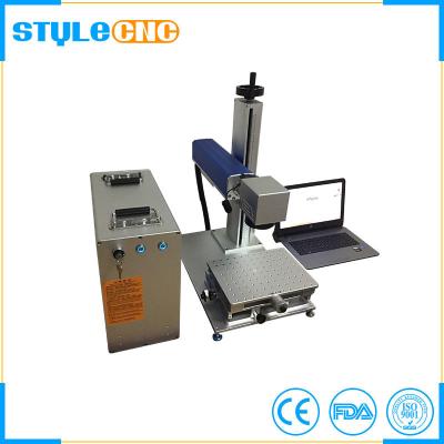 China New design Protable 20W Germany IPG Mini fiber laser marking machine for Metal and Non-Metal for sale