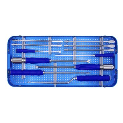 China Surgery Use Meditech Implants Orthopedic Surgical Instruments T-PAL Peek Cage Instrument Set for sale