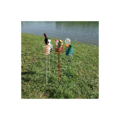 China Viable Manufacturer Selling Duty Multi Colored Outdoor Beverage Rack Stakes for sale