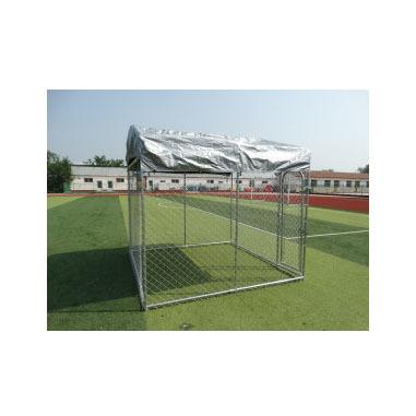 China Viable Wholesale Pet Houses Large Stainless Steel Dog Kennels Collapsible Cages Metal for sale