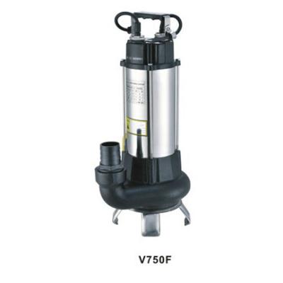 China High Efficiency KINGNEW 0.75KW V750f 1HP 220V Sewage Pump Water Pump Electric Submersible Straight Centrifugal Pump for sale