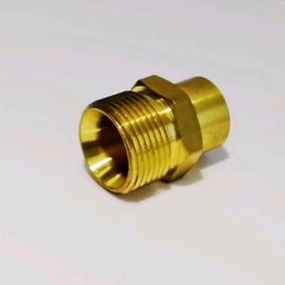 China Customizable Machinery Repair Shops Pressure Joint Adapter Power Joint Snow Foam Lance Brass Fitting Connector Adapter 14mm Female+ Male M22 G1/4