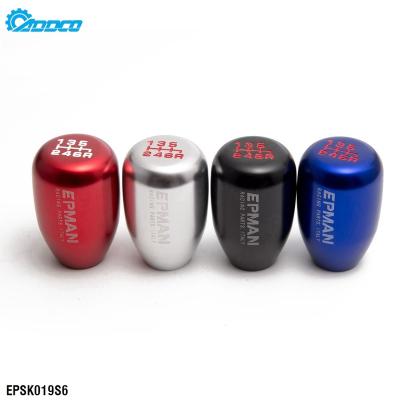 China ADDCO Aluminum Racing Car 6 Speed ​​Gear Shift Knob Universal Manual Auto Shift Lever Knob EPSK019S6 for sale