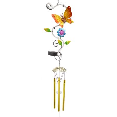 China HomeSing Modern Outdoor Solar Metal Insect Bell Solar Wind Chimes for sale