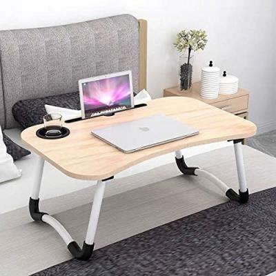 China Adjustable Folding (Height) Adjustable Portable Laptop Table, Portable Adjustable Computer Table For Bed Desk Modern Wood Design Metal for sale