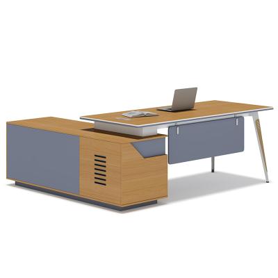 China Modern Wholesale Wooden Boss Manager's Office Table General Design for sale