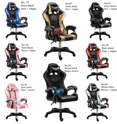 China (Height)Adjustable Gaming Chair In Running Leather High Back Support Up Arms Cheap RGB Gaming Computer Gaming Chair for sale